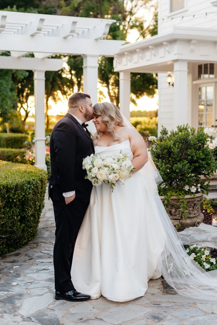 Bride wearing Aspen by Sottero and Midgley