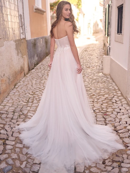 Bride wearing Gwen by Maggie Sottero