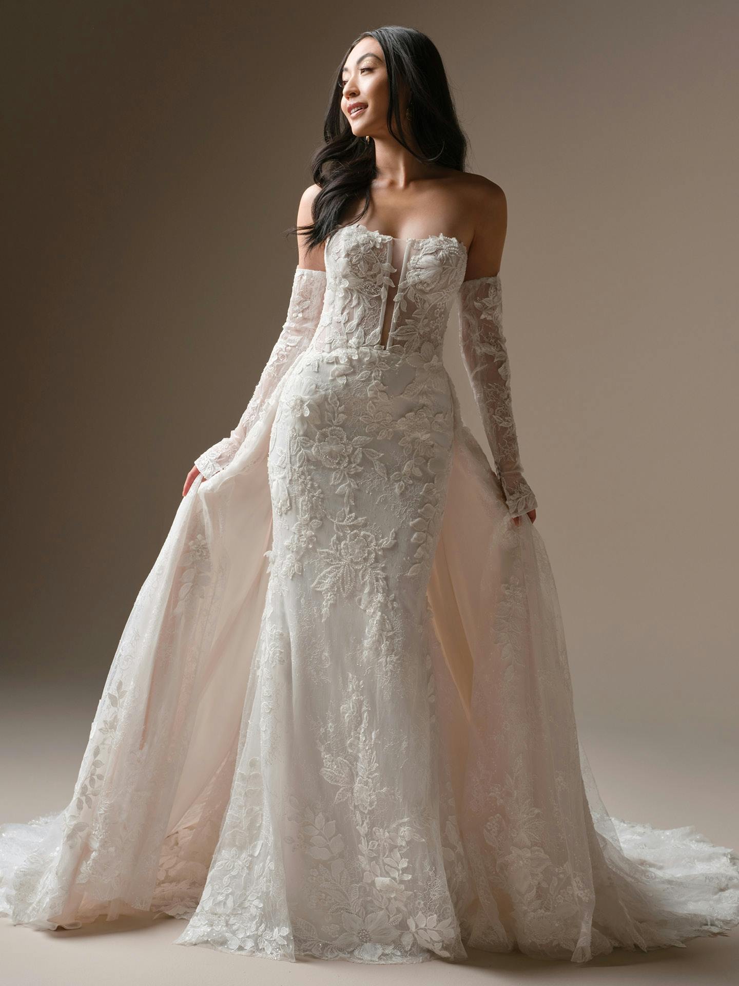 Maggie Sottero Laurie Fit and Flare Wedding Dress 26MK428A01 Alt50 IV001