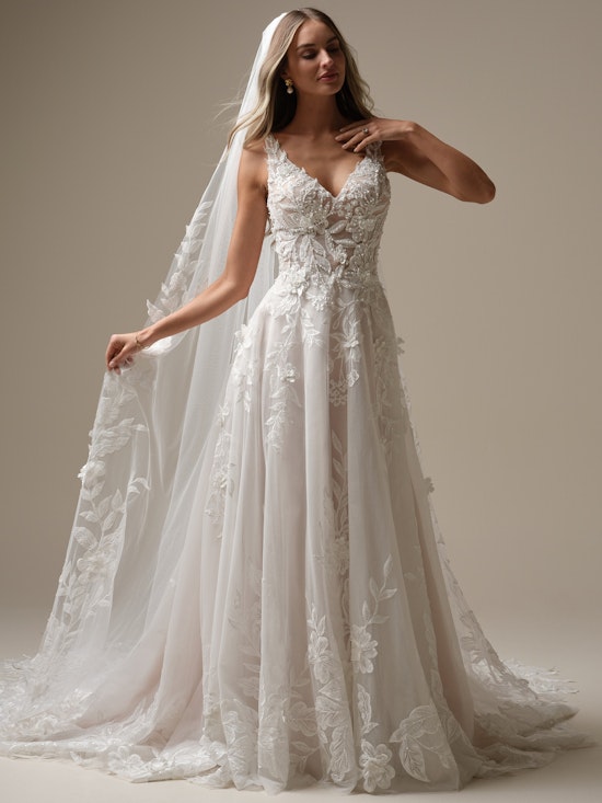 Bride wearing Magnolia by Maggie Sottero