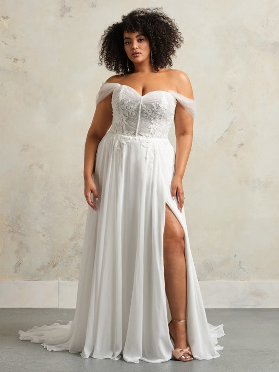 Bride wearing Blake by Rebecca Ingram