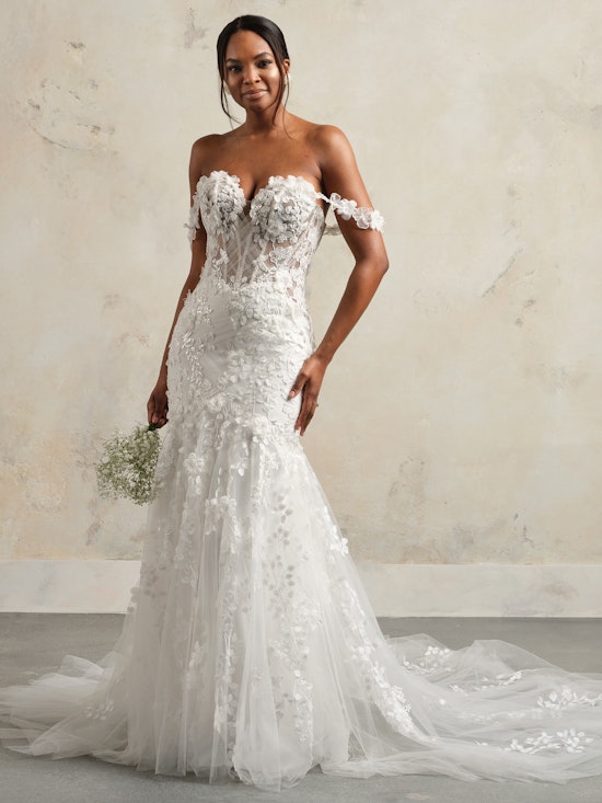 Bride wearing Kellen by Sottero and Midgley