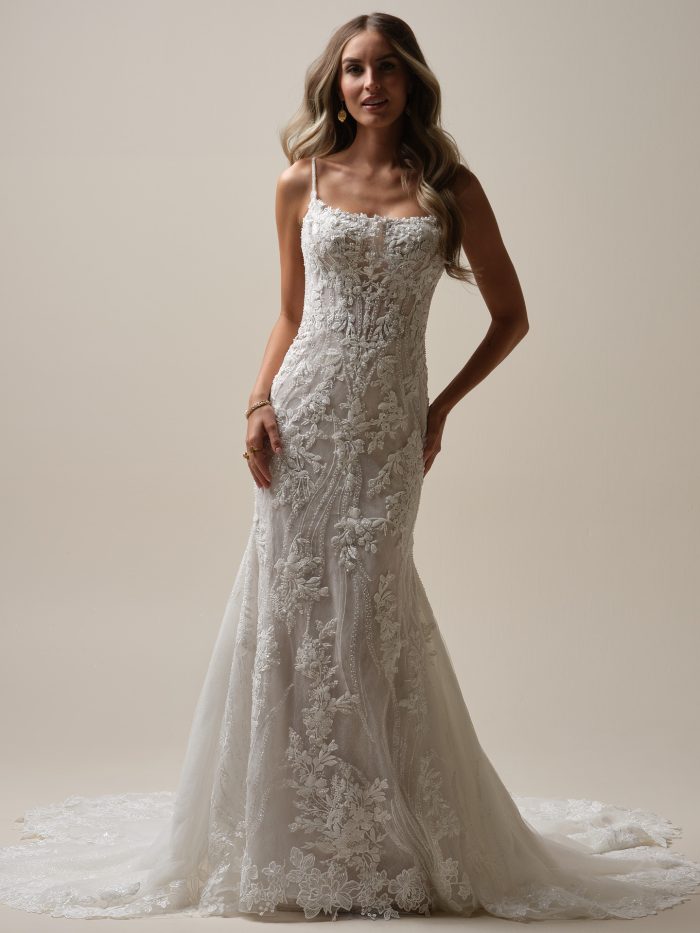 Bride wearing Lina by Sottero and Midgley