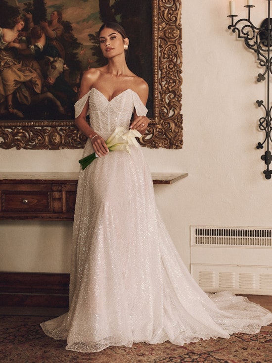 Bride wearing Monica by Sottero and Midgley