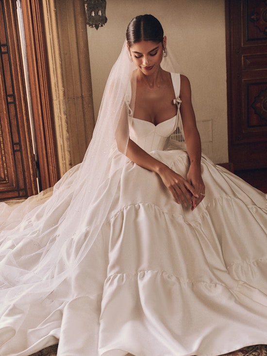 Bride wearing Talitha by Sottero and Midgley
