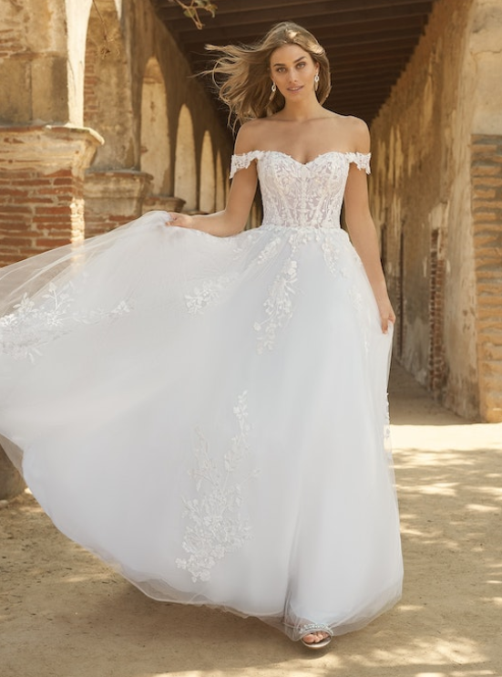 Bride wearing Harlem by Maggie Sottero