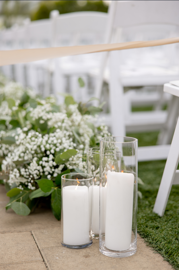 Wedding aisle decor